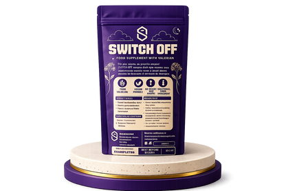 SWITCH OFF™ Premium Valerian Root Capsules | 60 Vegan Capsules | 1–2 Month Supply
